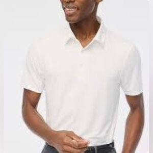 J. Crew Factory Performance Polo Shirt • size large • NWT • white • BN775